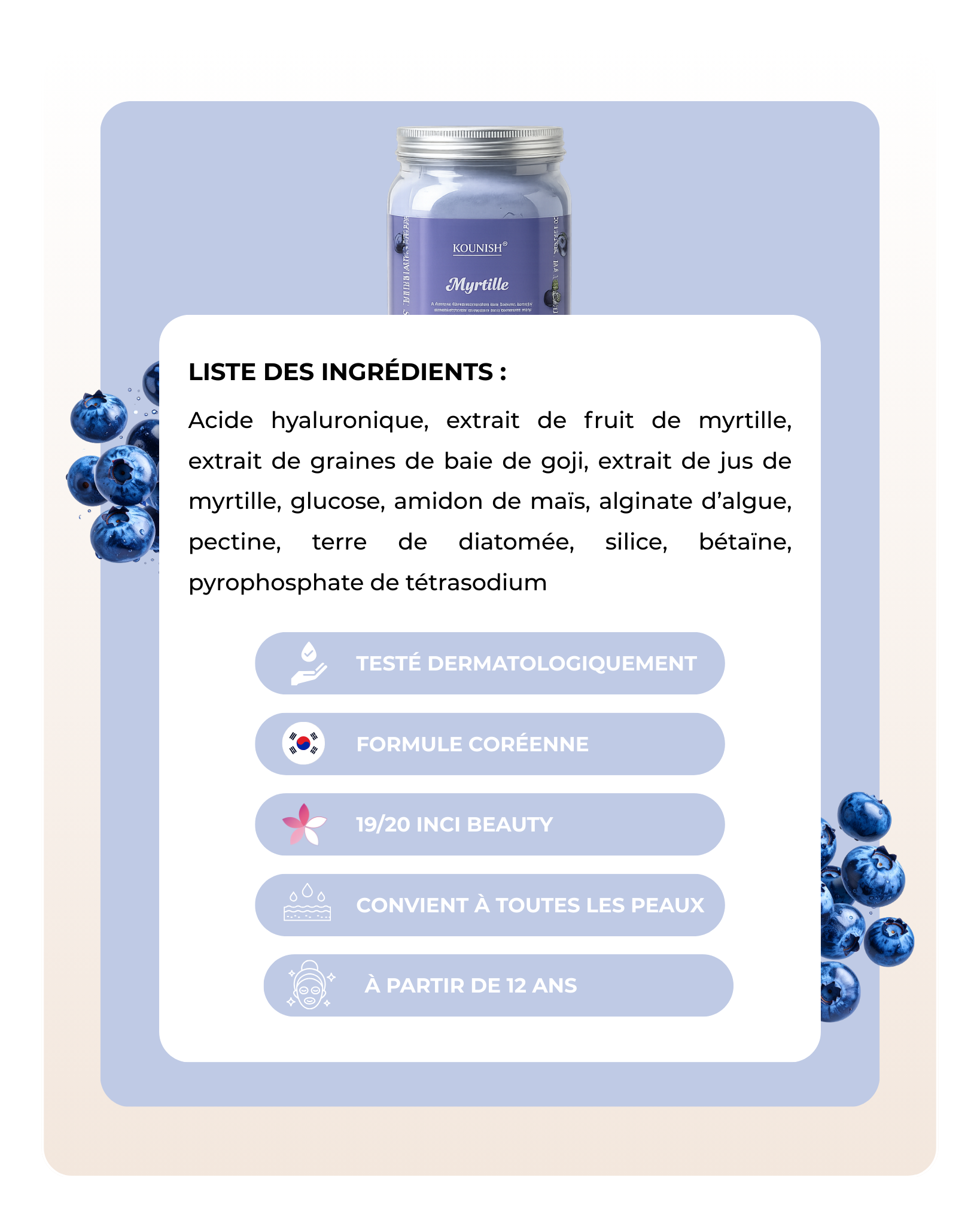 Jelly Mask - Myrtille & Goji